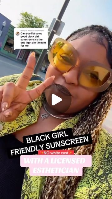 Licensed Skincare Expert & Content Creator on Instagram: "BLACK GIRL FRIENDLY SUNSCREEN WITH A LICENSED ESTHETICIAN
|
|
|
#sunscreen
#sunscreenrecommendation 
#sunscreenreview 
#spf
#blackgirlskincare
#fyp
#explore
#skincare 
# beautytips
#licensedesthetician" Sunscreen For Black Women, Licensed Esthetician, Sunscreen Stick, Best Sunscreens, Esthetician, Content Creator, Makeup Tips, Sunscreen, African American