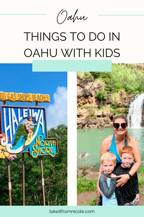 Oahu Hawaii Things To Do In With Kids, Oahu Hawaii With Kids, Oahu With Kids, Oahu Hawaii Things To Do In, Honolulu Hawaii Vacation, Places To Take Toddlers, Hawaii With Kids, Oahu Trip, Oahu Luau