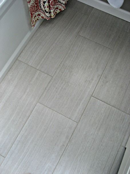 Like this color of the faux wood tile. It could also work for a shower. Wood Tile Bathroom Floor, Grey Wood Tile, Faux Wood Tiles, Grey Floor Tiles, Wood Tile Floors, Room Tiles, Trendy Bathroom, Grey Flooring, Bathroom Redo