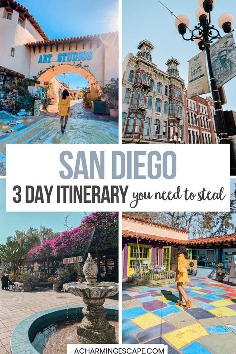 3 Days In San Diego, Things To Do San Diego, 2023 Adventure, Cali Vacation, San Diego Itinerary, San Diego Photos, Sand Diego, Weekend In San Diego, Mission Beach San Diego