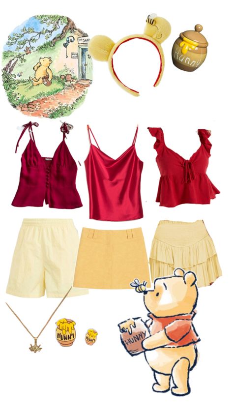 Pooh Bear Halloween Costume, Pooh Bear Halloween, Bear Halloween Costume, Halloween Costumes For Brunettes, Halloween Fashion Outfits, Cartoon Halloween Costumes, Easy Halloween Costumes For Women, Classy Halloween Costumes, Classic Halloween Costumes