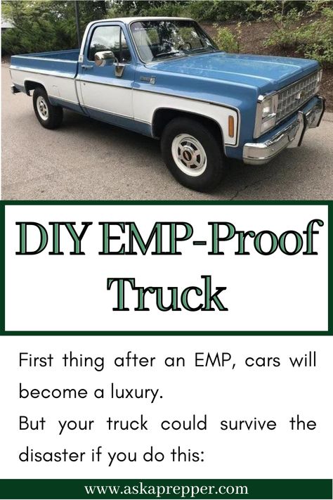 Emp Preparedness Survival, Luxury Bunkers, Survival Prepping Diy, Survival Skills Emergency Preparedness, Shtf Survival, Truck Diy, Survival Ideas, Emergency Prepardness, Survival Skills Life Hacks