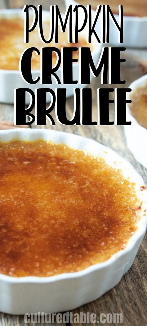 Pumpkin Creme Brulee, Creme Brulee Recipe, Brulee Recipe, Special Occasion Food, Homemade Dessert, Dessert Simple, Recipes Dessert, Delicious Pumpkin, Pumpkin Cream