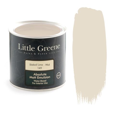 Little Greene Paint - Slaked Lime Mid (149) Hall Colour, Portland Stone, Masonry Paint, China Clay, Go Wallpaper, Wallpaper Uk, Little Greene Paint, Paint Colour, Paint Shades