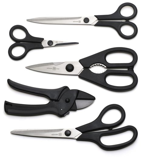 5 Piece Scissors Set Best Kitchen Knife Set, Best Scissors, Kitchen Gear, Unique Gadgets, Kitchen Shears, Specialty Knives, Knife Set Kitchen, Kitchen Cookware, Traditional Kitchen