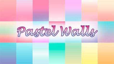 Mint Walls, Sims 4 Piercings, Ombre Wall, Ombre Wallpapers, Pastel Gradient, Pastel Walls, Sims 4 Mm, Sims 4 Collections, Sims 4 Mods Clothes