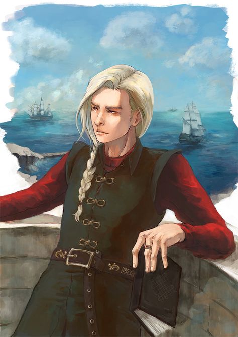 Rhaegar And Lyanna, Rhaegar Targaryen, Viserys Targaryen, Fleet Of Ships, Game Of Thrones Artwork, Targaryen Art, Game Of Thrones Funny, Asoiaf Art, Jaime Lannister