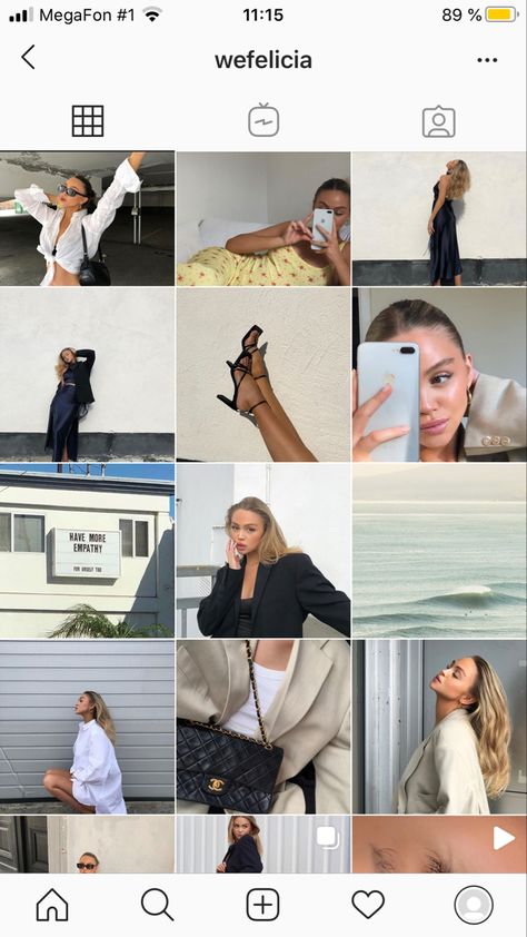 Clean Girl Instagram Feed, Aesthetic Instagram Accounts, Instagram Feed Goals, Best Instagram Feeds, Feed Goals, Model City, Instagram Feed Layout, Retro Pictures, Instagram Theme Feed