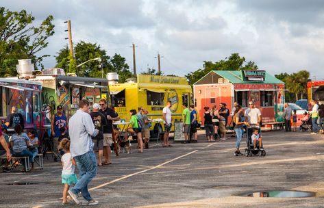 Food Truck Park Design, Food Truck Park, Food Truck Events, Park Ideas, Food Truck Festival, Food Park, Austin Food, Park Design, Trailer Ideas