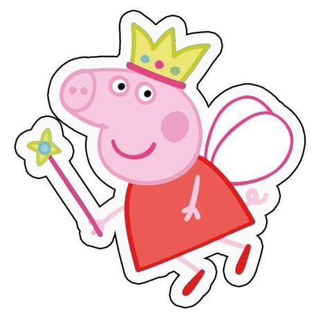 Peppa Pig Topper, Pegga Pig, Peppa Pig Printables, Pig Birthday Decorations, Pippa Pig, Peppa Pig Stickers, Peppa Pig Cake Topper, Pepper Pig, Pig Birthday Cakes