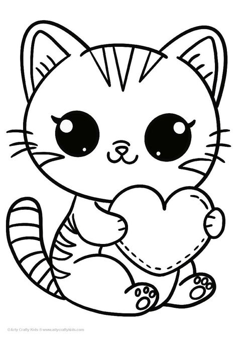 Printable Heart Coloring Pages for Kids Eyes Coloring Pages, Coloring Pictures For Kids, Free Kids Coloring Pages, Preschool Coloring Pages, Heart Coloring Pages, Kitty Coloring, Dog Coloring Page, صفحات التلوين, Dinosaur Coloring