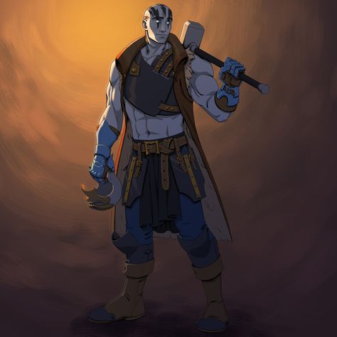 Goliath Character Art, Goliath Cleric, Goliath Fighter, Dnd Goliath, Goliath Barbarian, Fighter Dnd, Fighter Character, Dnd Cleric, Dm Ideas