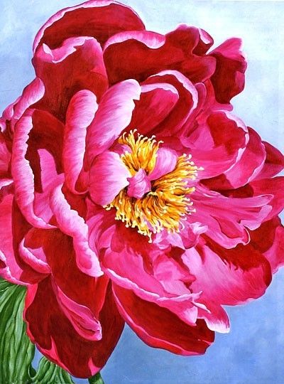 Lexi Sundell Janet Pulcho, Watercolor Guide, Watercolor Peony, Peony Painting, Watercolor Peonies, Flower Painting Canvas, Floral Drawing, Watercolor Flower Art, Giant Flowers