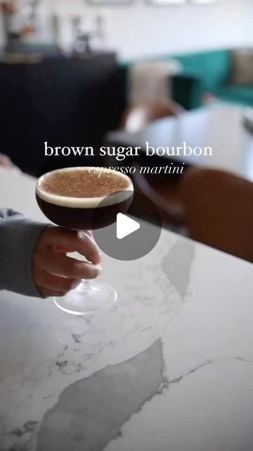 Cocktail Society 🍸 on Instagram: "„Brown Sugar Bourbon Espresso Martini“ by jaylynn_little 
•
2oz Bourbon
1oz Espresso
0.5oz Brown sugar syrup
0.5oz Coffee liqueur
2 dashes Chocolate bitters
•
Become a member of Cocktail Society by joining our Patreon. Click the link in our bio and gain exclusive access. Cheers 🍸 

#cocktail" Chocolate Bitters, Brown Cocktail, Brown Sugar Syrup, Cocktails To Try, Coffee Liqueur, Sugar Syrup, Mobile Bar, Espresso Martini, Craft Cocktails