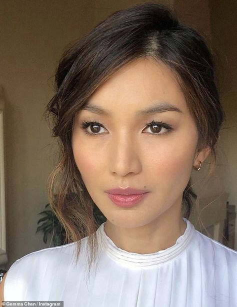 Gemma Chan Hair, Locks Styles, Glam Team, Styles For Long Hair, Long Bridal Hair, Gemma Chan, Romantic Wedding Hair, Crazy Rich Asians, Boho Beauty