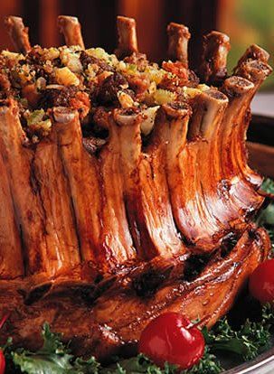 Pork crown roast is truly one of the most magnificent of all holiday entrees. It is a real show stopper. Crown Pork Roast Recipes, Crown Roast Recipe, Crown Roast Of Pork, Holiday Entrees, Crown Roast, Pork Roast Recipes, Roast Recipes, Pork Dishes, Pork Ribs