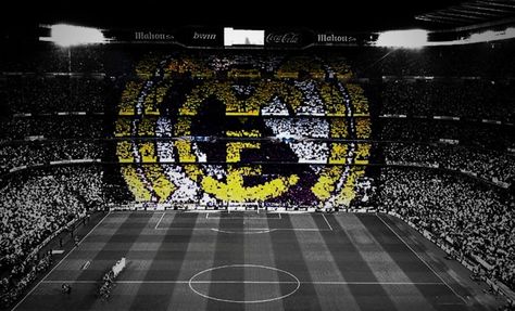 Real Madrid Santiago Bernabeu stadium wallpapers Real Madrid Logo Wallpapers, Logo Real Madrid, Madrid Football Club, Stadium Wallpaper, Real Madrid Logo, Real Madrid Club, Real Madrid Soccer, Real Madrid Team, Logo Wallpaper Hd