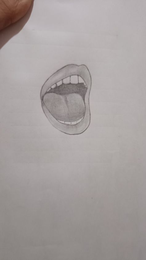 Its a pencil sketch of open mouth by using 2hb pencil. How To Draw Open Mouth, Open Mouth Sketch, Mouth Sketch, Open Mouth Drawing, Face Anatomy, Mouth Drawing, Sketch Pencil, Sketches Simple, Anatomy Drawing