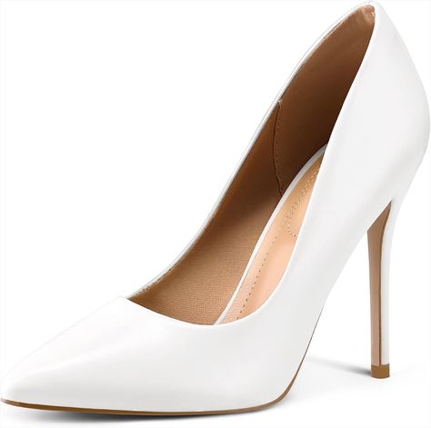 mysoft Women's Heels Pumps Pointed Toe 4IN Heels Dress Wedding Shoes, perfect for more modest and elegant old money style outfit combos, currently ON SALE with 12% for ONLY 42$!
Just click on the link to my amazon page and shop! Wedding Shoes Pumps, Pointy Heels, Basic Heels, Heels Dress, Slip On Dress Shoes, Pointed Pumps, White Heels, Women's Heels, Pointed Toe Heels