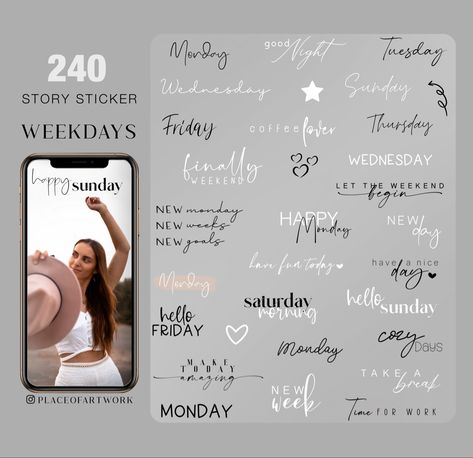 Insta Sticker, Finally Weekend, Instagram Story Sticker, Let The Weekend Begin, Saturday Coffee, Instagram Story Stickers, Letter Of The Day, Story Sticker, Story Stickers