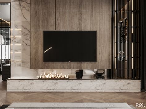 Tv Unit Design Modern Partition Wall, Modern Tv Unit, Modern Partition Walls, Tv Walls, Tv Unit Design Modern, Tv Unit Interior Design, Modern Tv Units, Tv Room Design, Living Room Partition