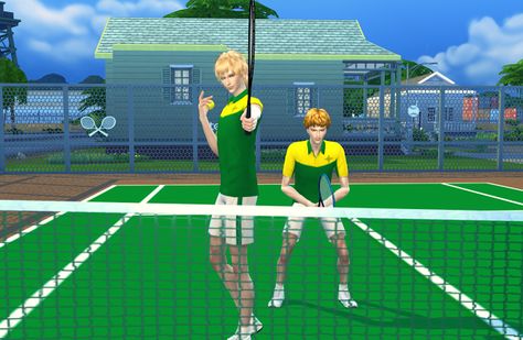 Tennis Set, Tennis Ball, Tennis Racket, Tennis Court, Tennis Shoes, The Sims, Sims 4, Soccer Field, Tennis