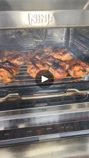 NINJA WOODFIRE OUTDOOR OVEN - RECIPES & TIPS | First time using the oven | Facebook Ninja Woodfire Outdoor Oven Recipes, Oven Barbecue Chicken, Woodfire Oven, Outdoor Oven, Oven Chicken, Outdoor Pizza, Barbecue Chicken, Oven Recipes, Marinated Chicken