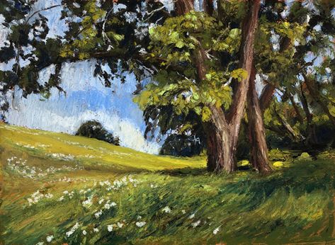 Landscape Pastel Paintings, Oil Pastel Landscape Beautiful, Landscapes Oil Pastels, Oil Pastel Landscape Tutorial, Oil Pastel Landscape Drawing, Oil Pastel Inspiration, Oil Pastel Paintings Landscape, Oil Pastel Art Landscape, Drawings With Oil Pastels