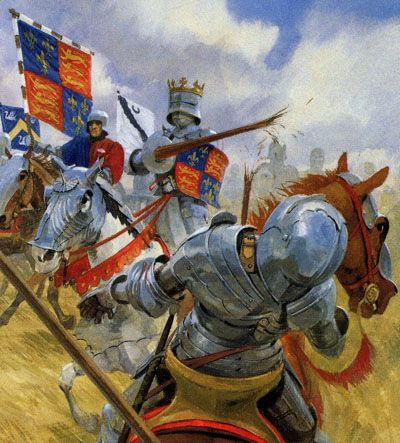 The Battle of Bosworth Field - 22 Aug. 1485. Several accounts state that Richard's force numbered 800–1000 knights, but Ross says it was more likely that Richard was accompanied only by his household men and closest friends. Richard killed Henry's standard-bearer Sir William Brandon in the initial charge and unhorsed burly John Cheyne, Edward IV's former standard-bearer, with a blow to the head from his broken lance. Battle Of Bosworth Field, Historical Warriors, Medieval Ages, Wars Of The Roses, Late Middle Ages, Early Middle Ages, Richard Iii, In Memoriam, Knight Art