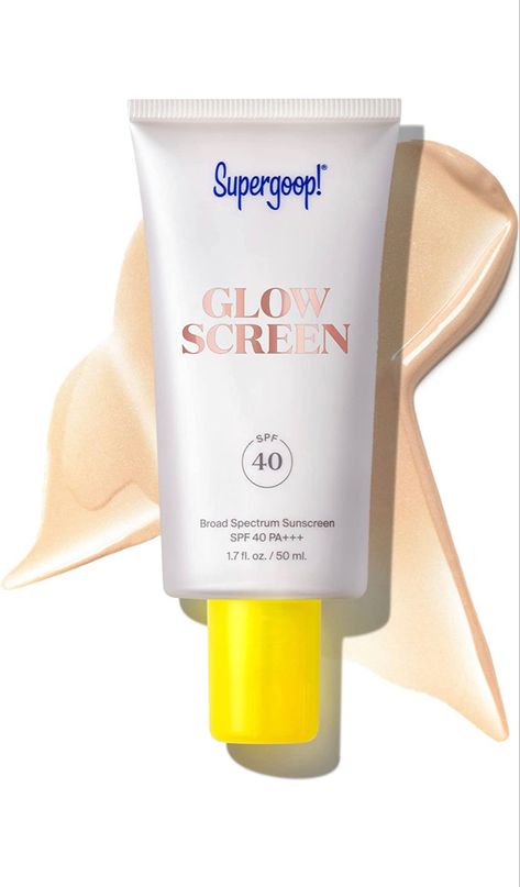 This post may contain affiliate links, which means I  may receive a commission, at no extra cost to you, if you make a purchase through a link. Please see my full disclosure on profile page for further information! Glowy Primer, Supergoop Glow Screen, Supergoop Glowscreen, Glow Screen, Facial Sunscreen, Broad Spectrum Sunscreen, Vitamin B5, Spf Sunscreen, Beauty Favorites