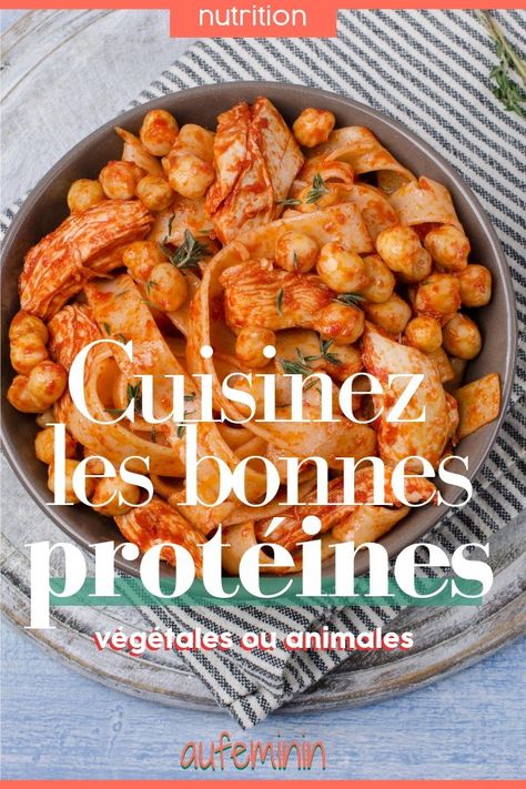 Quels aliments faut-il consommer pour trouver des protéines, ces nutriments absolument indispensables à l'organisme ? Que l'on souhaite contrôler son poids, que l'on fasse du sport, que l'on veuille soigner son équilibre alimentaire, il faut manger des protéines. protéines animales ou protéines végétales, comment y voir clair ? /// #proteines #proteinesvegetales #vegetarien #vegan #alimentsprotéinés #protéiné #nutrition #equilibrealimentaire #apports #nutritionnels #aufeminin Zumba For Beginners, Plats Healthy, Diet Nutrition, Healthy Fitness, Flat Belly, Fitness Diet, Best Foods, Food And Drink, Nutrition