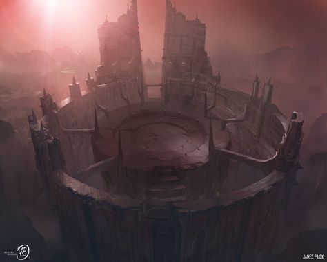 Hanakai – Arena Aerial Shot Concept Design, James Paick on ArtStation at https://www.artstation.com/artwork/2LZWY Magic Classes, Fantasy Arena, Dream Images, Rpg Map, Location Inspiration, 다크 판타지, Fantasy Castle, Fantasy Setting, Fantasy Places