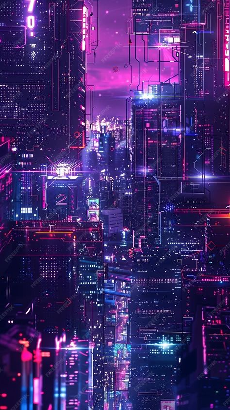 Abstract night city background in cyberpunk style | Premium AI-generated image Night City Background, Neon Cyberpunk Aesthetic, Cyberpunk Background, Neon Cyberpunk, City Background, Cyberpunk Aesthetic, Logo Psd, Free Business Card Mockup, Cyberpunk Style