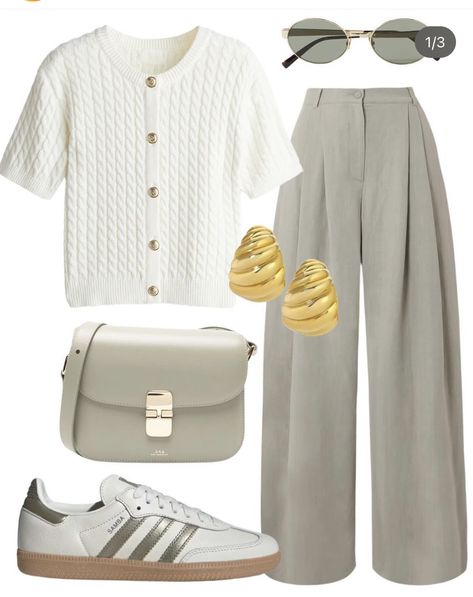 English Outfit, Modesty Outfits, Classic Style Outfits, Stylish Work Attire, Easy Trendy Outfits, Cable Knit Cardigan, Work Wear Women, Urban Outfits, Casual Style Outfits