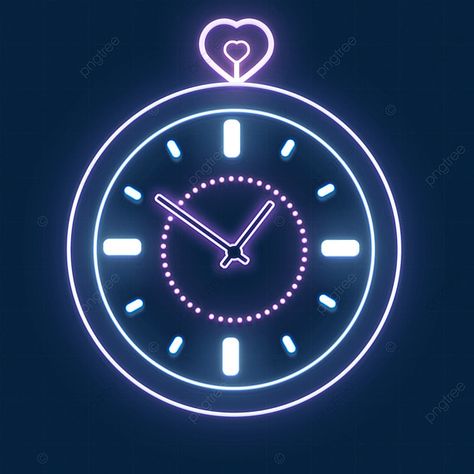 Watch Light Png, Neon Advertising, Watch Png, Yellow Clocks, Clock Icon, Book Background, Ribbon Banner, Hair Png, Purple Ribbon