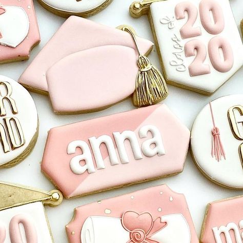 Party Sweets, Graduation Cookies, Go Girl, You Go Girl, Icing Cookies, Royal Icing Cookies, Grad Party, Grad Parties, Royal Icing