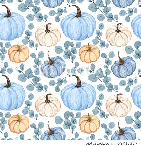 Halloween Quilt Patterns, Pumpkin Wallpaper, Teal Pumpkin, Pumpkin Illustration, Fall Background, Blue Pumpkins, Teal Wallpaper, Watercolor Pumpkins, Autumn Stickers