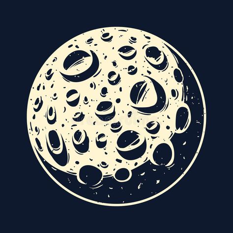 Moon Craters, Learn Ux Design, Wood Moon, Sublimacion Ideas, Moon Vector, Moon Graphic, Moon Logo, Moon Images, Moon Illustration