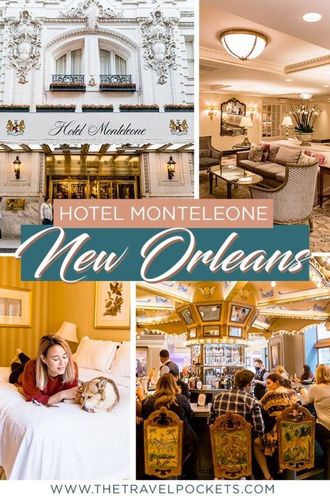 My Stay at the Historic and Haunted Hotel Monteleone in New Orleans - Travel Pockets Hotel Monteleone, Louisiana Travel, New Orleans Hotels, North America Travel Destinations, Haunted Hotel, New Orleans Travel, Move Abroad, Travel Savings, Pet Friendly Hotels