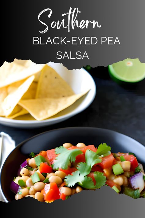 Southern Black-Eyed Pea Salsa Black Eyed Pea Salsa, Southern Black Eyed Peas, Black Eyed Pea, Crowd Pleasing Appetizers, Southern Cuisine, Yummy Dips, Black Eyed, Grilled Meat, Stuffed Jalapeno Peppers