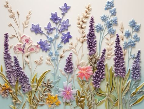 TileArtistry - Etsy Floral Backsplash Kitchen, Flower Tile Backsplash, Lavender Kitchen Decor, Cottage Kitchen Backsplash, Lilac Kitchen, Lavender Kitchen, Danville California, Barn Restoration, Lavender Interior