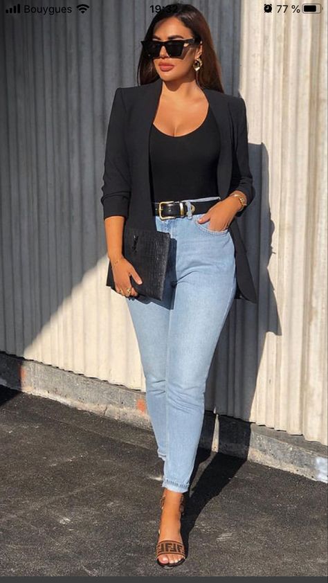 Summer Work Fashion, Pantalon Boyfriend, Fashionable Work Outfit, Dress Up Jeans, Witch Fashion, Summer Work, Church Outfits, Style And Grace, Microblading