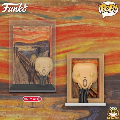 Munch Scream, Adele Wallpaper, Edvard Munch, Funko Pop Vinyl, Funko Pops, Retro Toys, Funko Pop, Scream, Concept Art