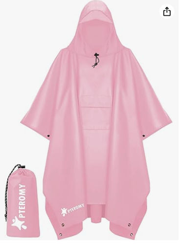 Unlike traditional rain coat or rain suit, the rain ponchos for adults are made practical. It can be used flat on the ground as a camping tarp. The grommets on each corner can be used to set it up as an emergency shelter or cover the goods such as backpacks or other camping gear. Comes in several colors. Great for theme parks. Poncho Raincoat, Waterproof Poncho, Camping Tarp, Poncho Jacket, Rain Suit, Backpacking Hiking, Windy Weather, Rain Poncho, Rain Gear