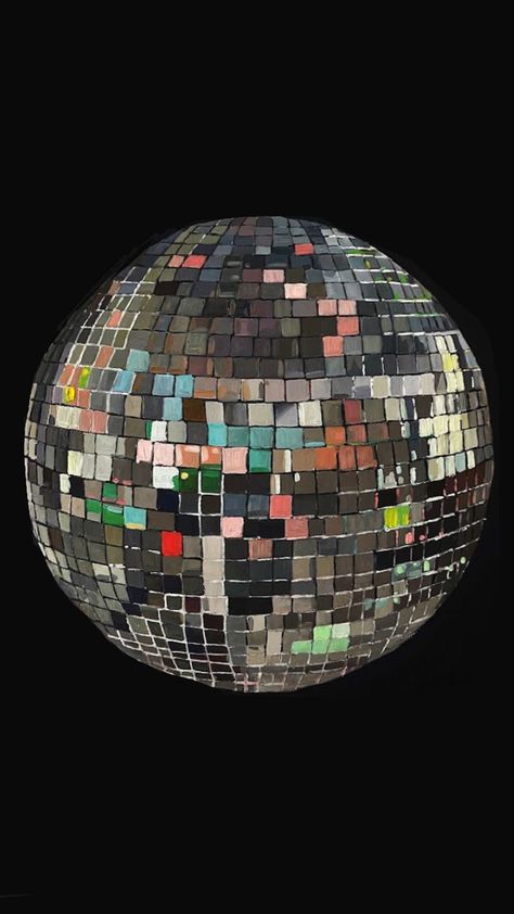 Disco Ball Wallpaper, Gouache Art, Iphone Wallpaper Photos, Cute Wallpaper For Phone, Iphone Background Wallpaper, New Wall, Disco Ball, Cool Posters, Wallpaper Iphone Cute