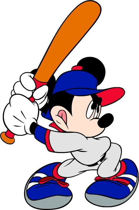 1000+ images about mickey on Pinterest | Mickey mouse, Minnie ... Mickey Mouse Baseball, Baseball Designs, Baseball Clipart, Disney Clipart, Goofy Disney, Disney Cartoon Characters, Mickey Mouse Art, Images Disney, Mickey Mouse Cartoon