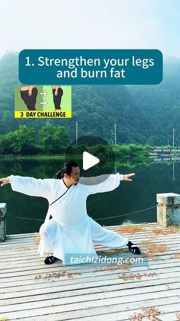 Taichi Zidong on Instagram: "https://taichizidong.com
Specific exercise improve symptoms, daily full-body exercises remove root causes.

240928-
1. Strengthen your legs and burn fat.
2. Improve hip joint flexibility, relieve hip stiffness and pain.
12 times each side on set, 3-4 sets every morning.

Please keep practicing and you will get better.

If you have hip, neck, and shoulder pain, we recommend the following course:
----56mins Daily Routine • Full Body Practice

If you want to lose weight faster, we recommend the following course:
----28mins Specific Routine • Fast Fat Burning

Please click: https://taichizidong.com/ to view the course.

#wudang #taichi #qigong #ancientselfcare #health #chineseculture #tcm #heathylifestyle #exercise #stretching #relax #meridian #foryou #strength #le Knees Exercises, Body Practice, Keep Practicing, Body Exercises, Knee Exercises, Neck And Shoulder Pain, Burn Fat Faster, Yoga Sequences, Health Plan