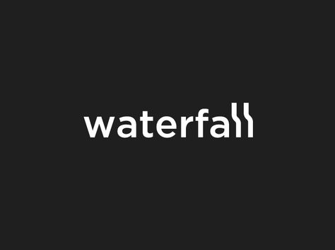 Waterfall Logo Design, Word Mark Logo, G Logo, Global Community, Logo Design, ? Logo, Design