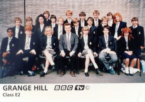 Grange Hill class. Grange Hill, Childhood Memories 70s, Tv Programmes, Kids Shows, Vintage Children, Childhood Memories, Love It, Growing Up, It Cast