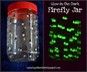 This Glow in the Dark Firefly Jar is the perfect summer craft for catching those luminous insects. Learn how to decorate jars that look like they have fireflies glowing inside of them. It's not magic, it's painting (though it looks like magic!) Firefly Jar, Happy Home Fairy, Fireflies In A Jar, Space Camp, Project For Kids, Camp Ideas, Camping Party, Fairy Birthday, Plastic Jars